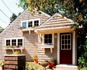 Shingle Style Cottage --- Image by © Royalty-Free/Corbis